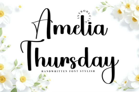 Amelia Thursday: A Versatile Script Handwritten Font for Marketers