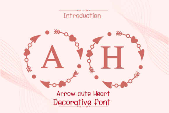Arrow Cute Heart: A Decorative Font for Memorable Branding