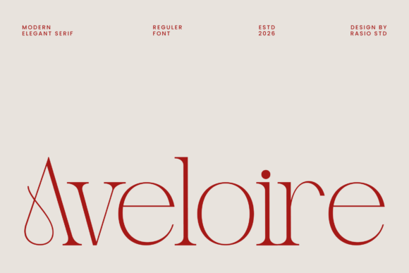Aveloire: A Modern Elegant Serif Font