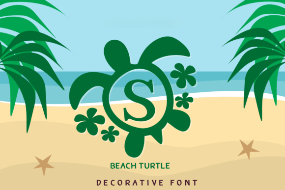 Beach Turtle Font: Tropical Branding for Marketers