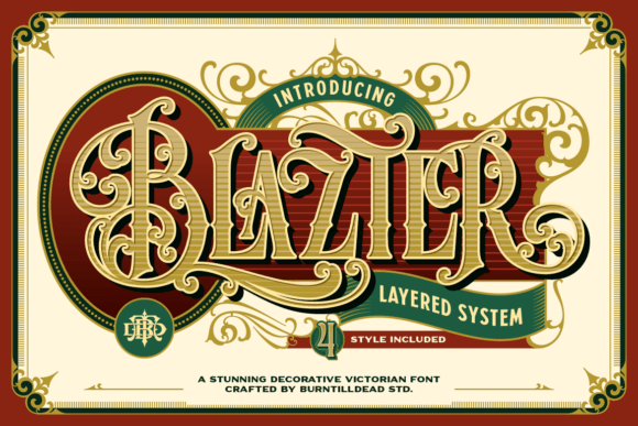 Blazter: A Victorian Font for Elegant Branding