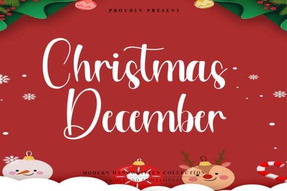 Chirstmas December: A Handwritten Font for Engaging Campaigns