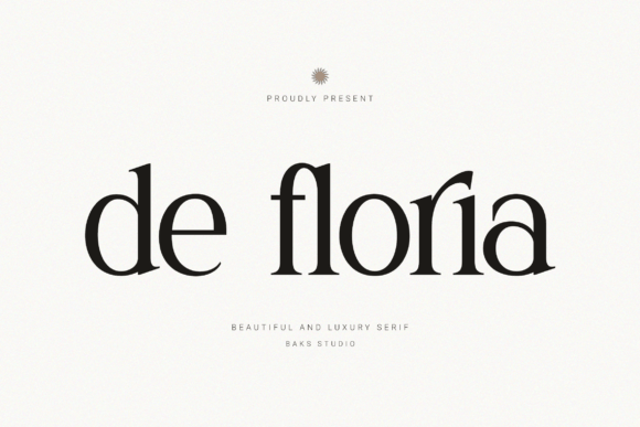De Floria: A Premium Serif Font for Elegant Publishing