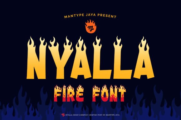 Discover Nyalla: A Unique Decorative Font for Creative Branding