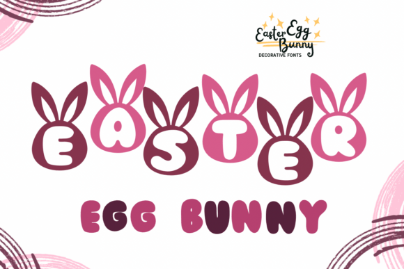 Easter Egg Bunny: A Charming Decorative Font for Crafters