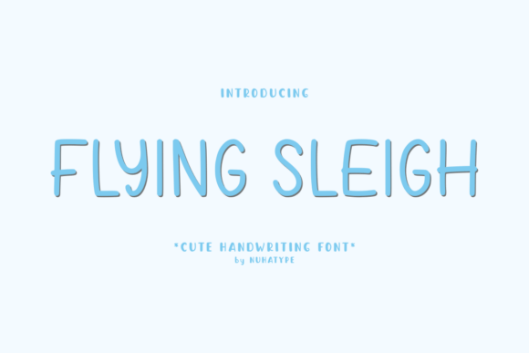 Enhance Your Web Design with Flying Sleigh Font