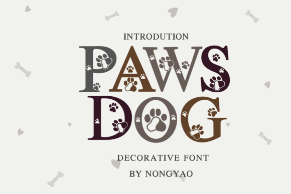 Exploring Paws Dog: A Versatile Decorative Font for Creative Projects