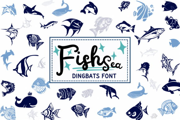Fish Sea Font: Visual Storytelling for Ocean Campaigns