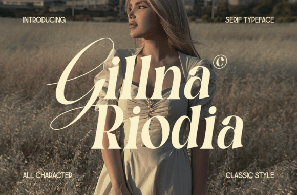 Gillna Riodia: A Font for Timeless Editorial Elegance