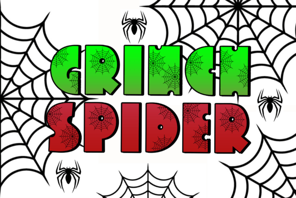 Grinch Spider: A Unique Decorative Font for Editorial Design