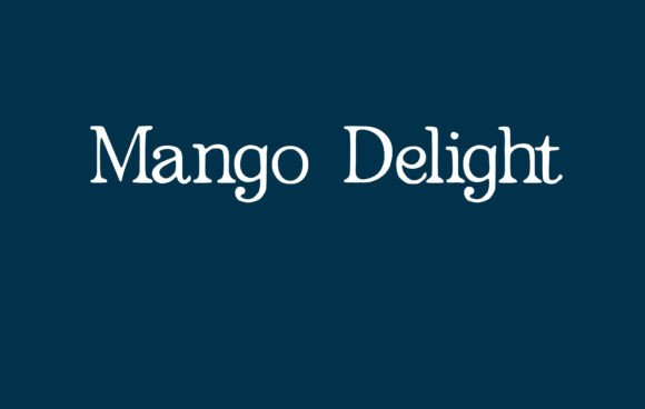 Mango Delight Font Review for Romantic Brand Identity Design