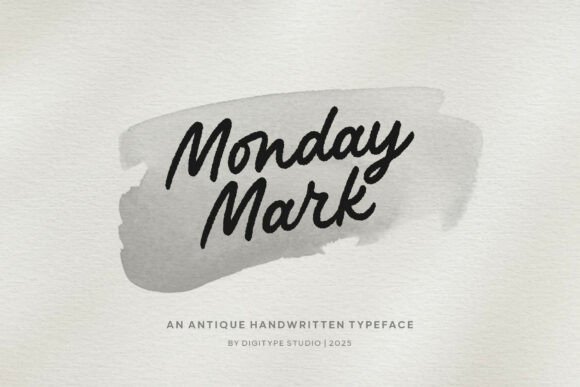 Monday Mark: The Perfect Antique-Style Font for Editorial Design