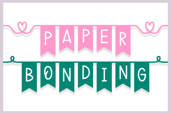 Paper Bonding Font: Elevating Digital Brand Layouts