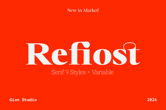Refiost: Elevate Your Brand with a Modern Serif Font