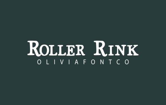 Roller Rink Font for Handmade Labels and Romantic Branding