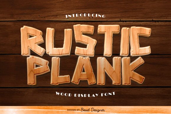 Rustic Plank Font: Elevating Small Business Branding