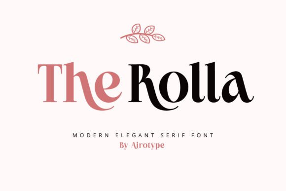The Rolla Font: Elegant Serif for Handmade Labels