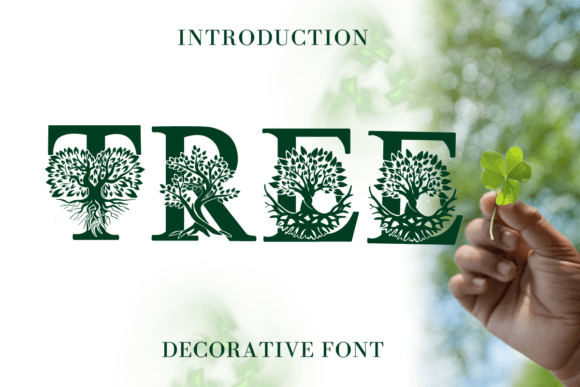 Tree: A Charming Decorative Font for Creative Projects